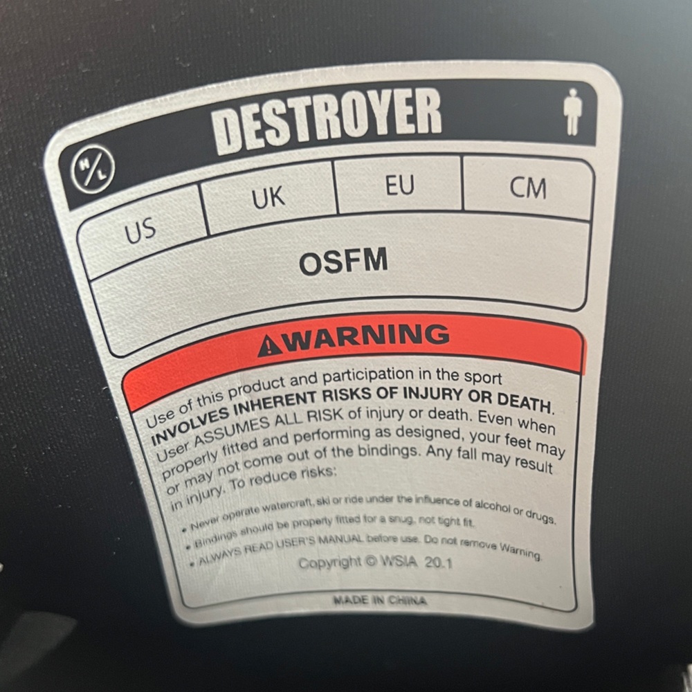 Hyperlite Destroyer Wakeboard Bindings - image 4